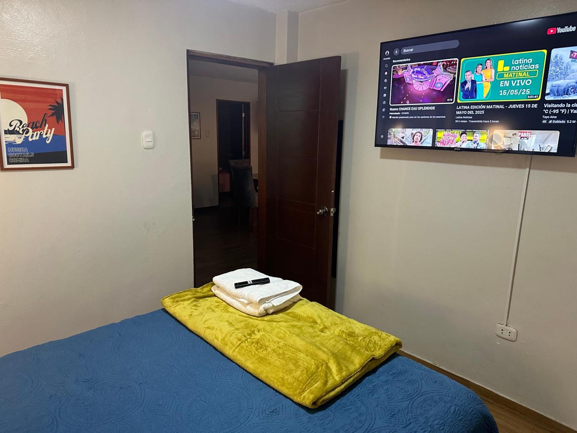 Hermoso Depa Amoblado 3Camas Wifi Terraza Lima Exterior photo